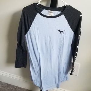 3/4 length Pink (VS) shirt